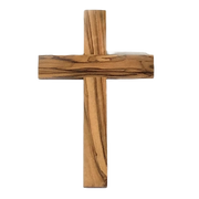 Olive Wood Pilgrim Wall Cross
